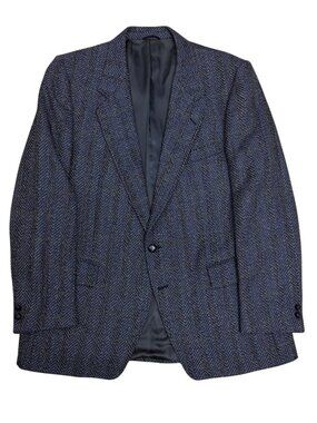 SHIPLEY VINTAGE WOOL Blazer Retro Business Casual Sport Coat Jacket Mens 42R